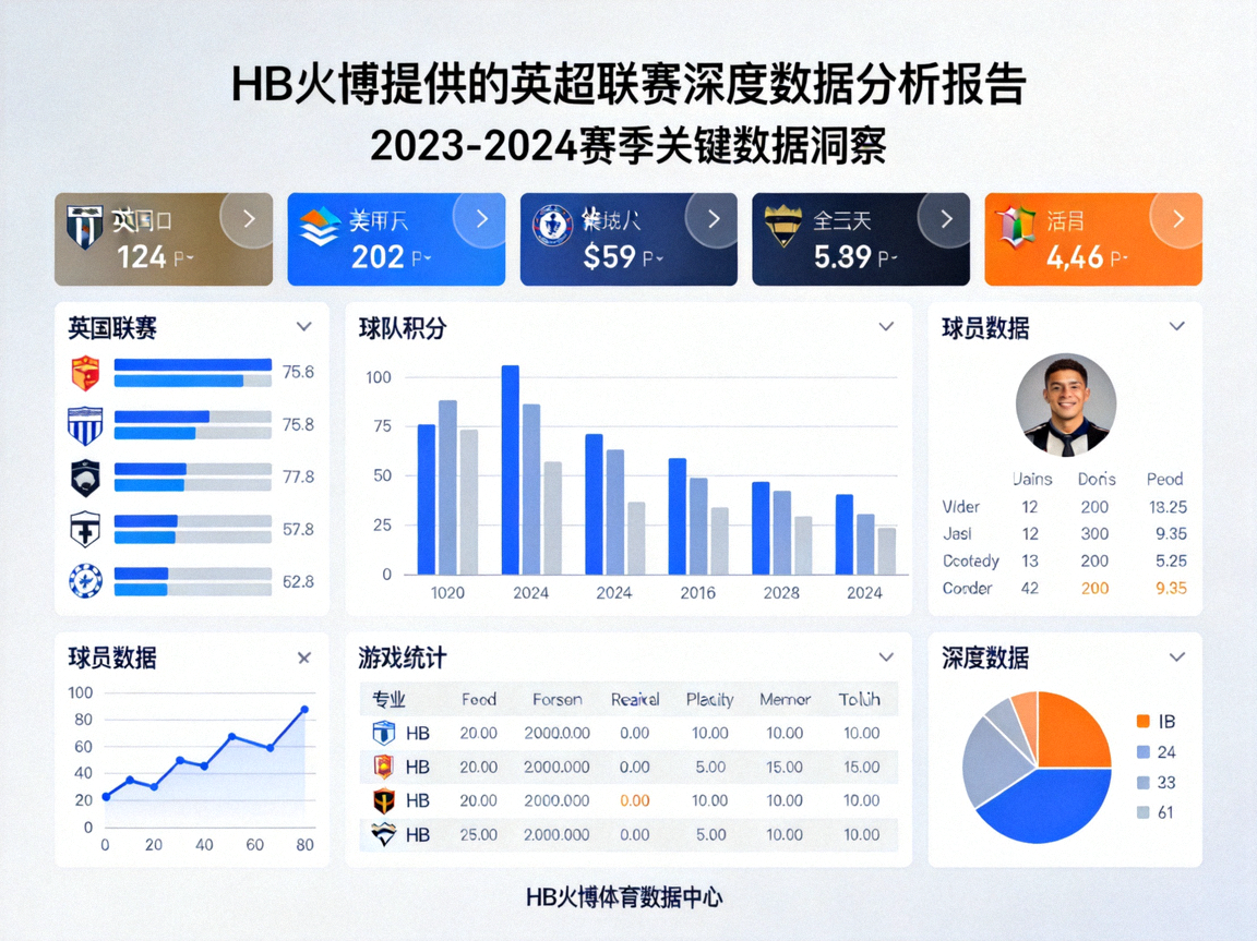 HB火博提供的英超联赛深度数据分析报告可视化图表展示