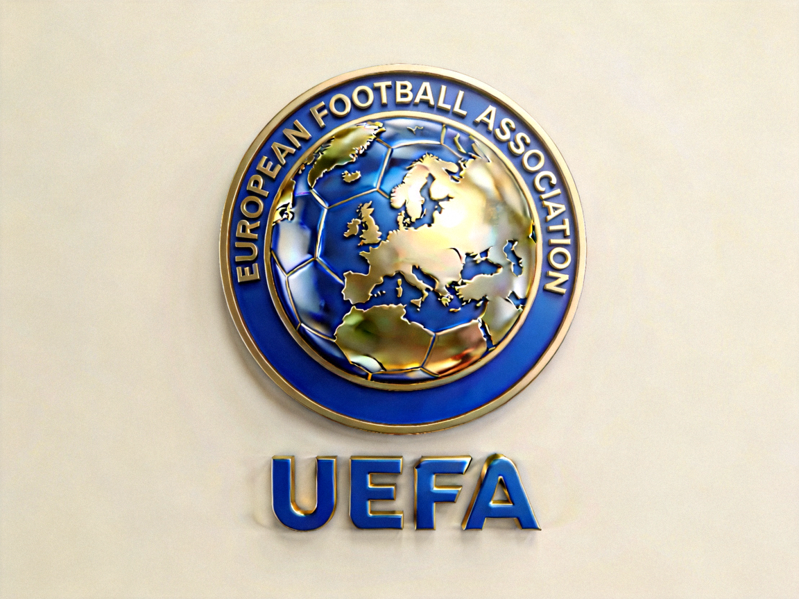 欧洲足球协会联盟UEFA标志，象征在欧洲足球领域的深度参与